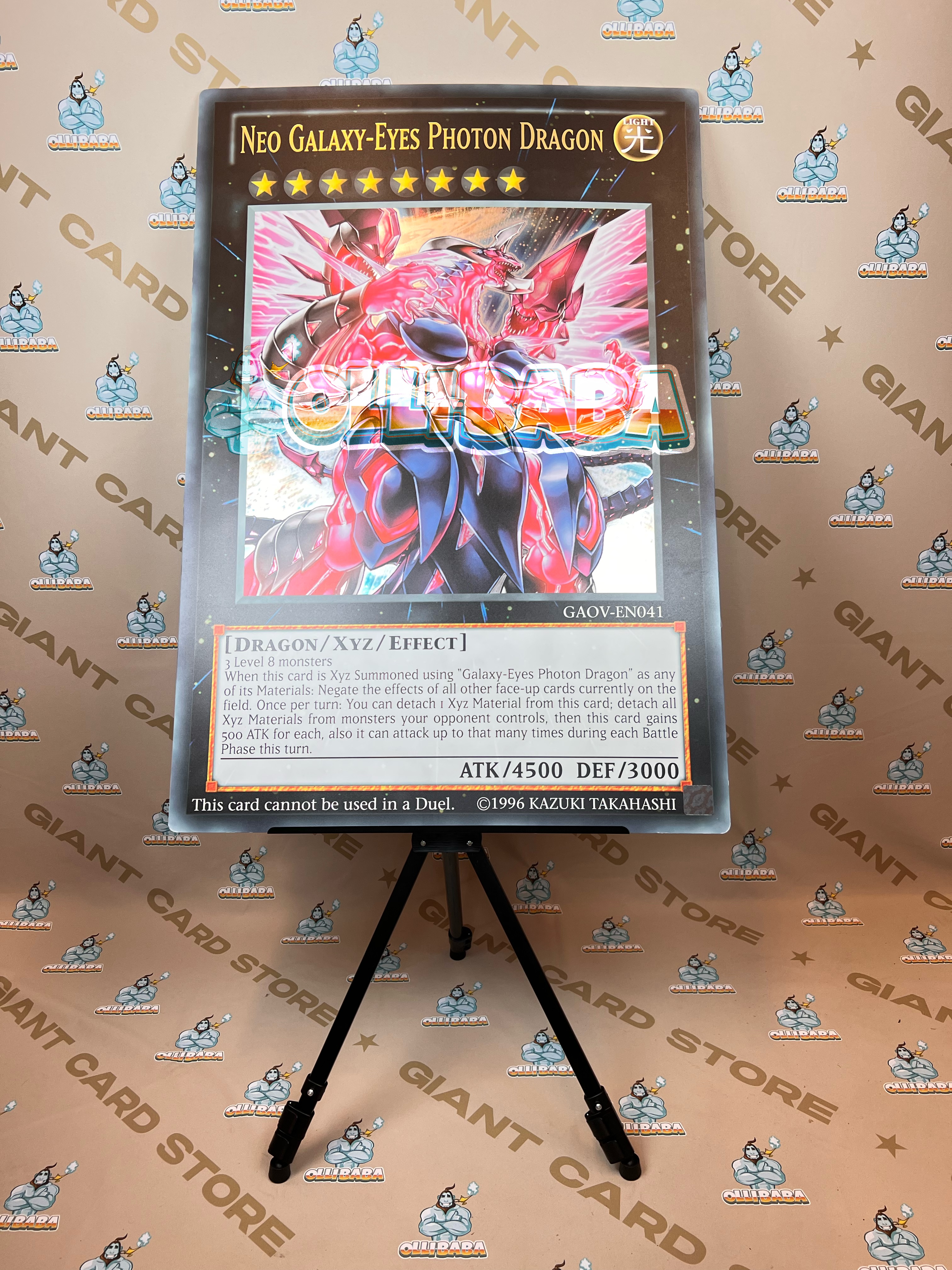 www.Giant-Card.com - Neo Galaxy-Eyes Photon Dragon Giant Card Yu-Gi-Oh! www.Giant-Card.com - Neo Galaxy-Eyes Photon Dragon Giant Card Yu-Gi-Oh!
