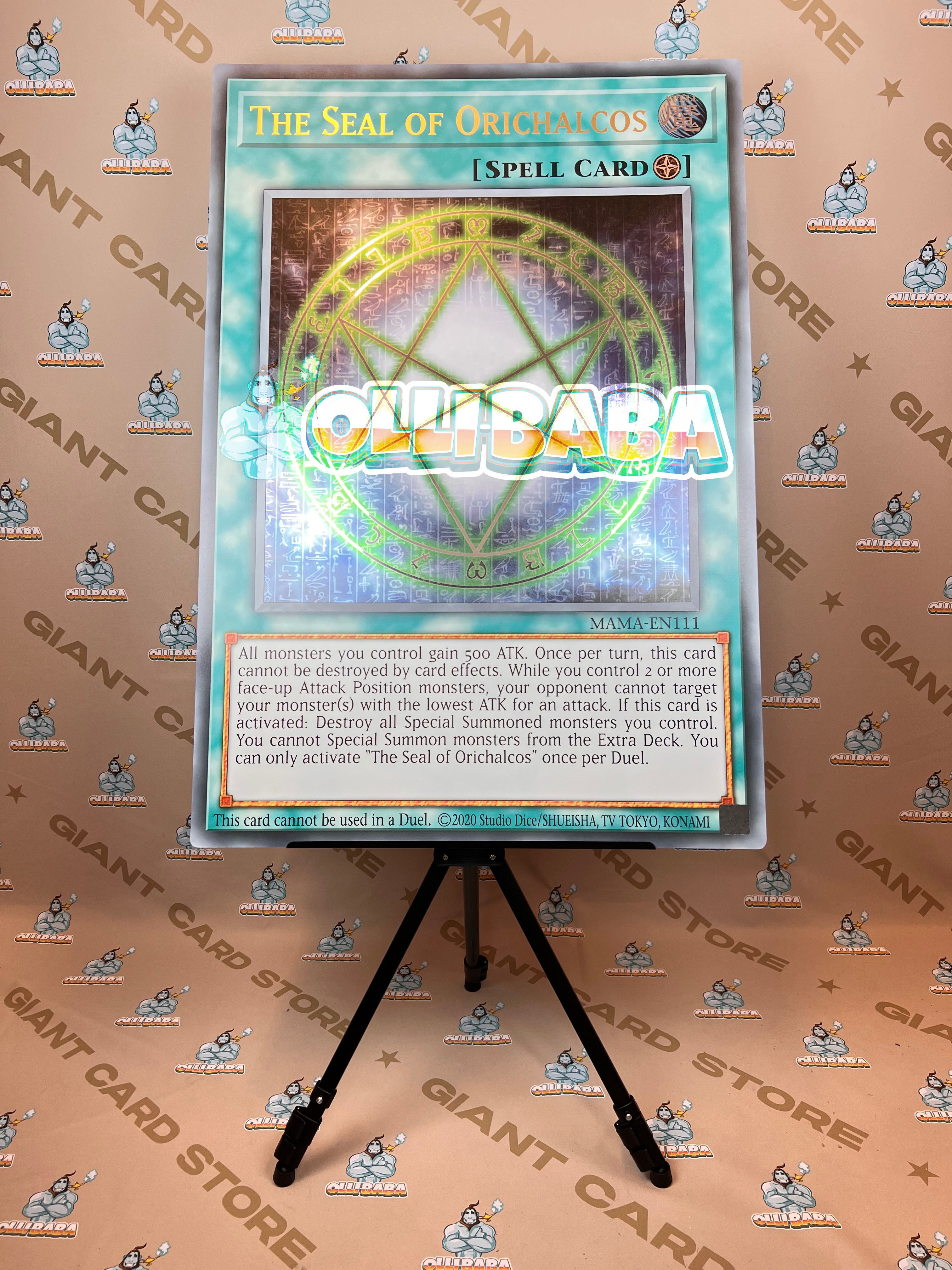 www.Giant-Card.com - The Seal of Orichalcos Giant Card Yu-Gi-Oh!